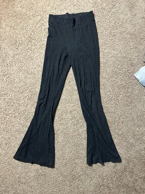 aerie Ribbed Flare Leggings